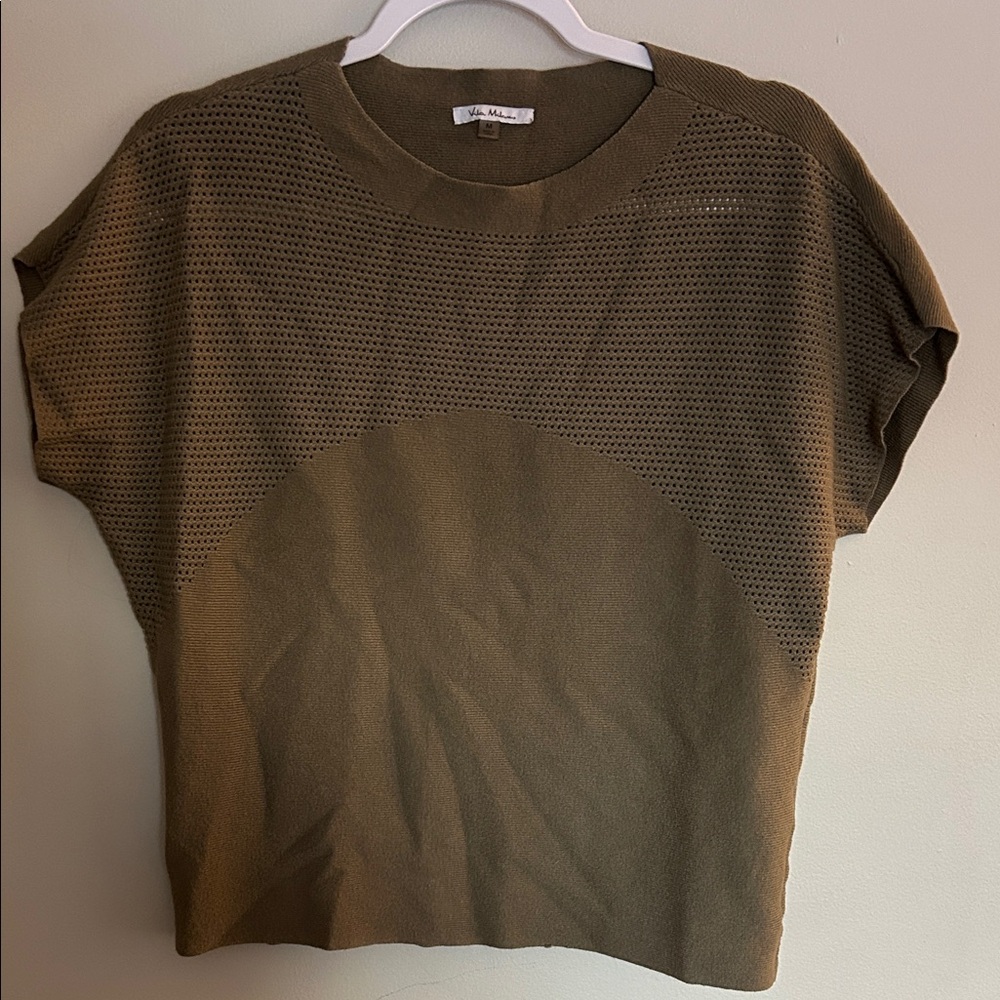Vila Milano Short Sleeve Knit Top